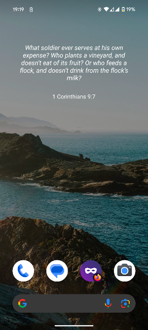 Bible Bites : Quotes & Widgets Screenshot 1