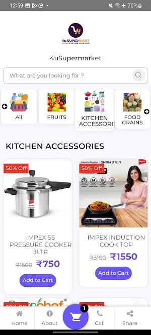 4u Supermarket Screenshot 0