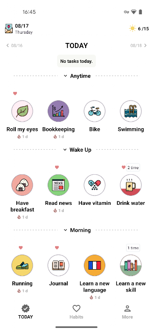 ShineDay - Habits Tracker Screenshot 0