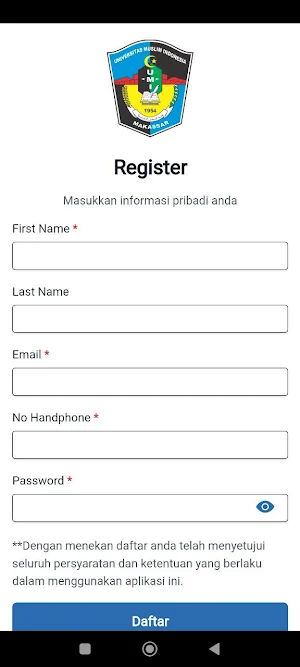 SIPIL UMI Screenshot 1