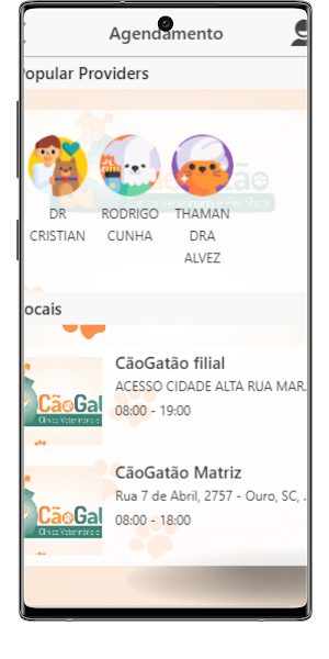 Clínica CãoGatão Screenshot 2