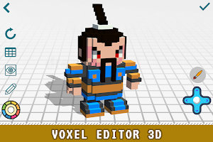 Voxel Editor 3D - Pixel Art Builder, Creator 2018 Screenshot 0