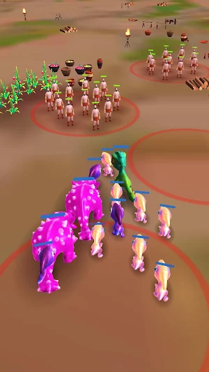 Merge And Clash | Dino Rampage Screenshot 2