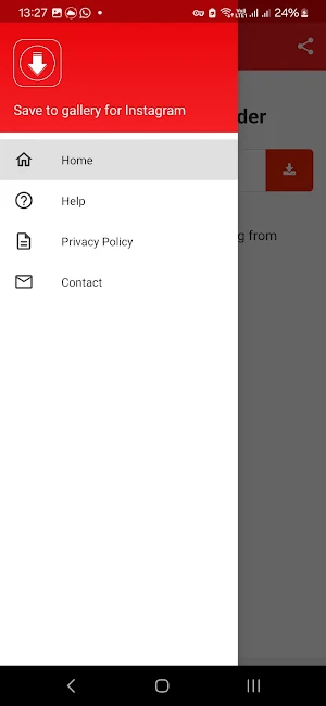Save video to gallery Screenshot 1