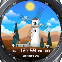 Windmill - Digital Watch Face