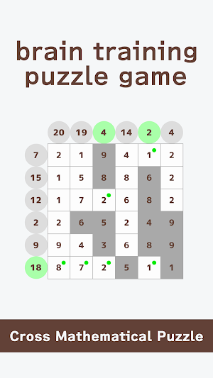 Cross Mathematical Puzzle Screenshot 0