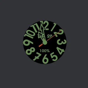 Army Green watchface Screenshot 2
