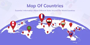 World Map With All Countries Screenshot 0