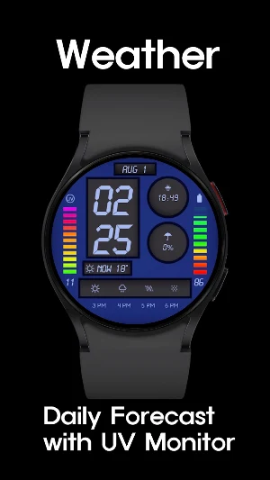 Weather Watch Face 01 Screenshot 2