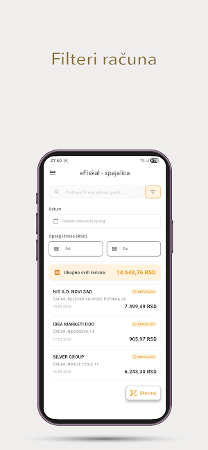 eFiskal - spajalica Screenshot 3