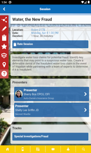 PLRB Conferences Screenshot 2