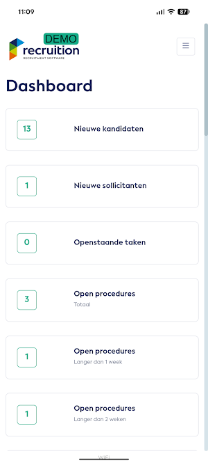 Recruition Screenshot 2