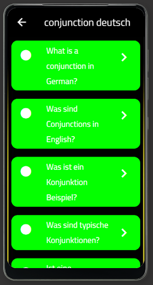 conjunction deutsch Screenshot 1