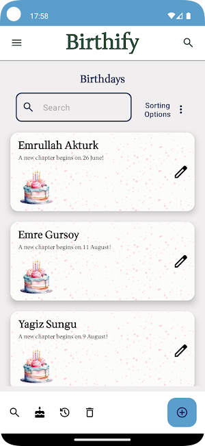 Birthify Screenshot 1