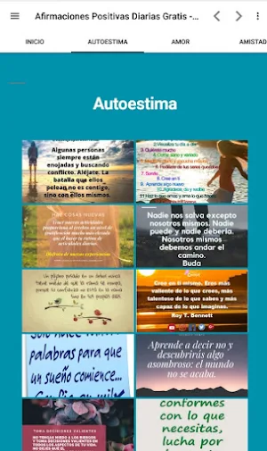 Afirmaciones Positivas Diarias Screenshot 1