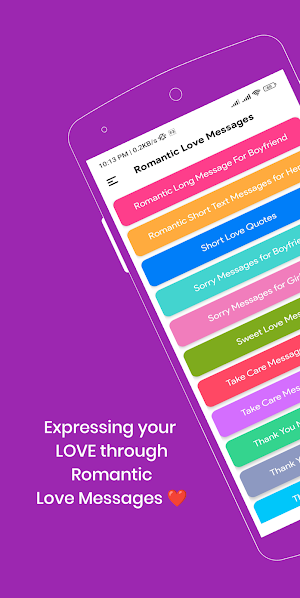 Love Messages - Romantic SMS Screenshot 0