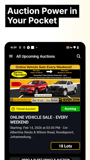Auction Operation App Screenshot 1