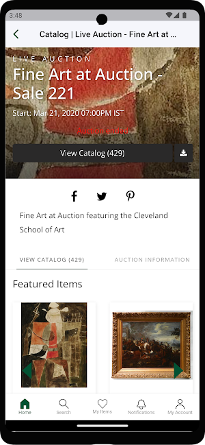 Rachel Davis Fine Arts Screenshot 1
