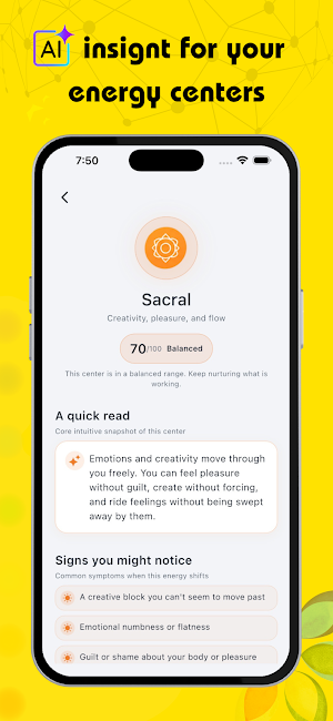 Nyra: Chakra Test & Healing Screenshot 2