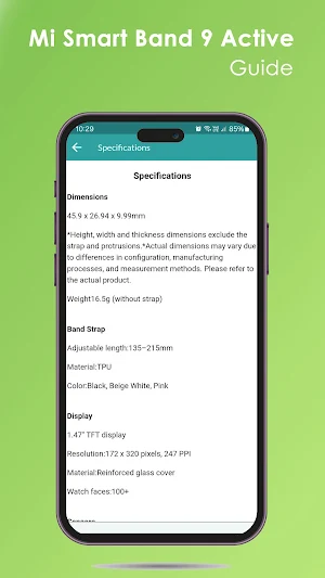 Mi Smart Band 9 Active Guide Screenshot 3
