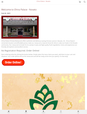 China Palace - Novato Ordering Screenshot 2