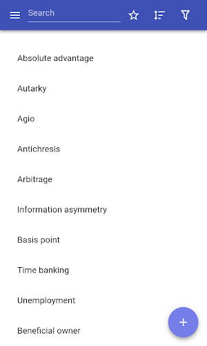 Economic terms Screenshot 0