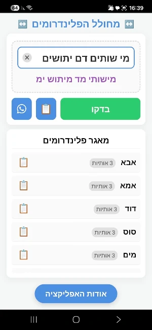 פלינדרומיה Screenshot 1