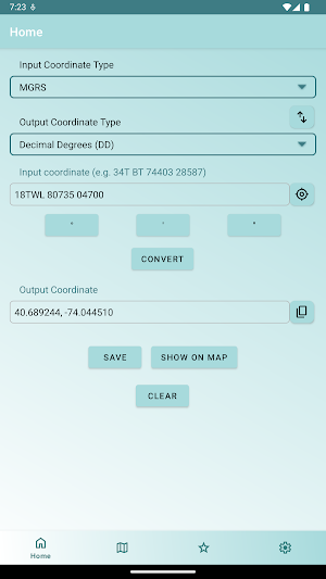KoordKonvert - Coord Converter Screenshot 0