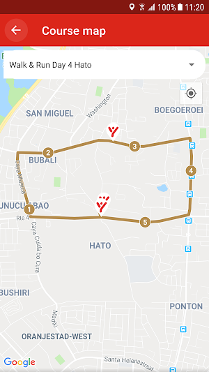 Aruba Bank Walk & Run Screenshot 2