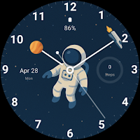 Universe - Flat Watch Face
