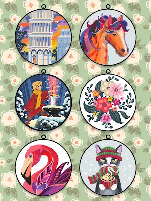 Cross Stitch Club — Color by Numbers with a Hoop screenshot 6