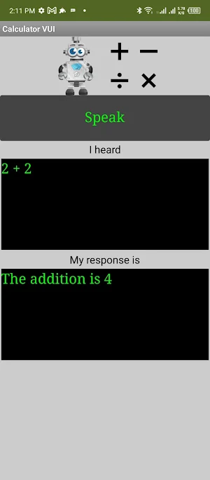 Voice Calculator Screenshot 3