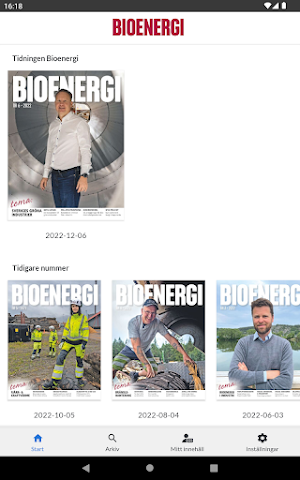 Bioenergi e-tidning Screenshot 2