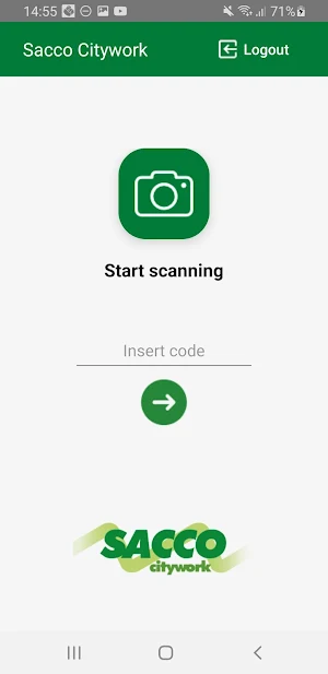 SACCO CODE SCANNER Screenshot 0