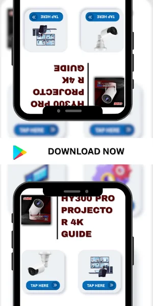 HY300 PRO Proector 4K Guide Screenshot 1