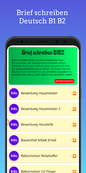Brief schreiben Deutsch B1 B2 Screenshot 0