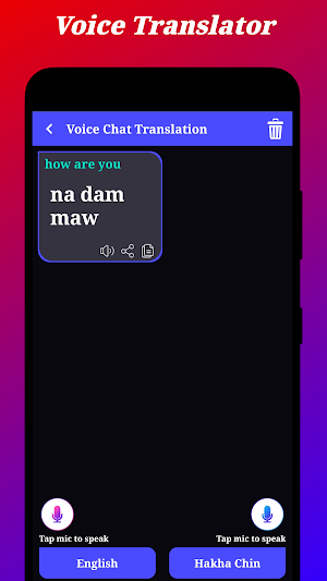 Hakha Chin Translator Screenshot 2