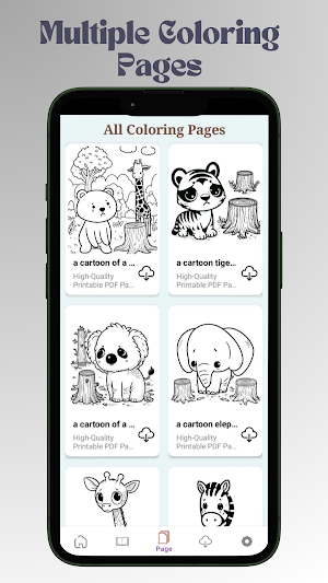 Printable Coloring Book & Page Screenshot 3