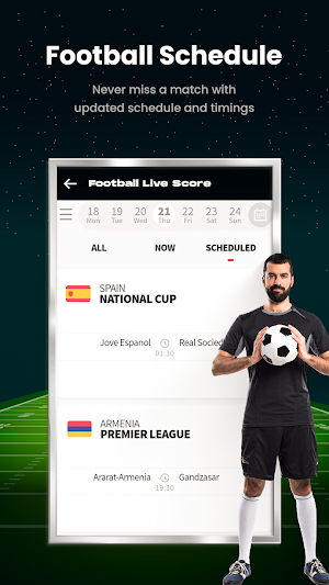 Live Football TV Streaming HD Screenshot 2