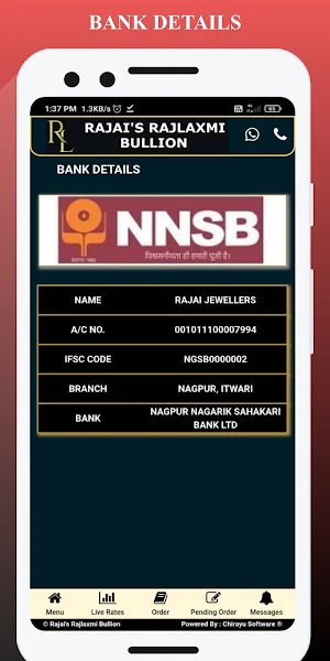 Rajai's Rajlaxmi Bullion Screenshot 1