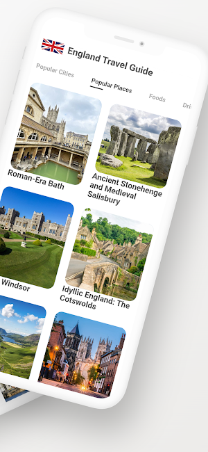 England Travel Guide Screenshot 1