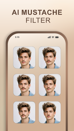 AI Beard & Mustache Filter Pro Screenshot 1