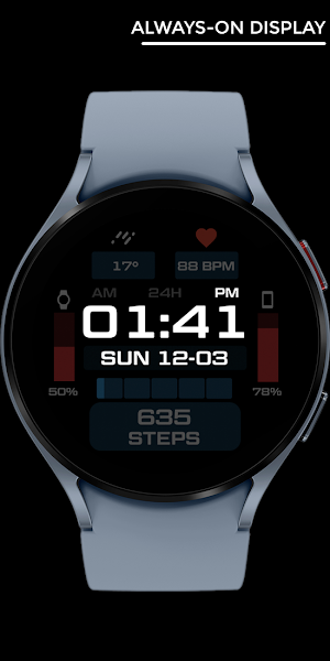 Nighty Digital 18 - watch face Screenshot 2