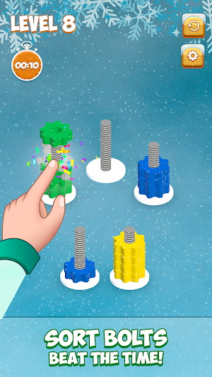Color Puzzle: Nuts & Bolt Sort Screenshot 2