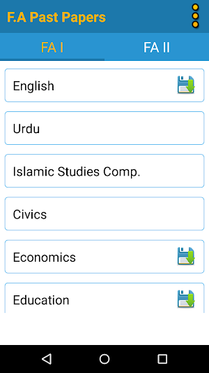 FA Part 1 & 2 Past Papers Solved Free – Offline Screenshot 1