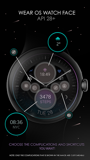 Dream 125 analog watch face Screenshot 0
