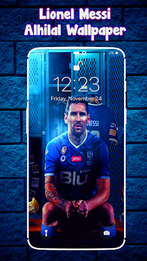 Lionel Messi Alhilal Wallpaper Screenshot 0