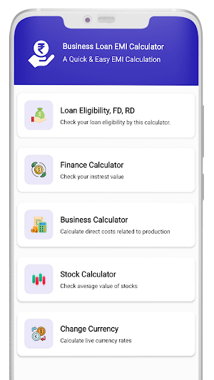 Business Loan EMI Calculator Screenshot 0