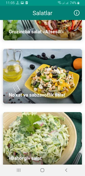 Mazzali salatlar Screenshot 0