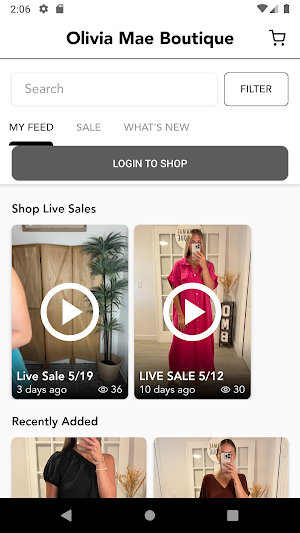Olivia Mae Boutique Screenshot 1